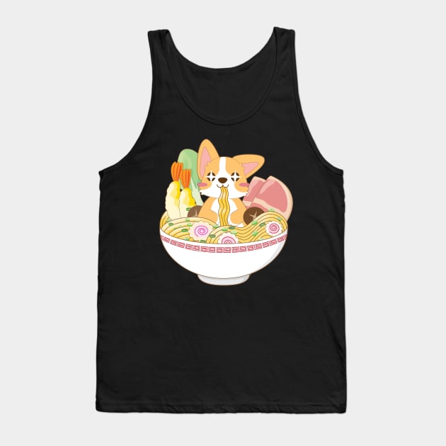 Cute Corgi Tank Top by KuroNeko